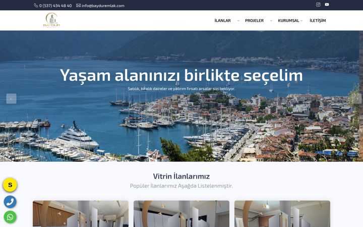 Screenshot of bayduremlak.com