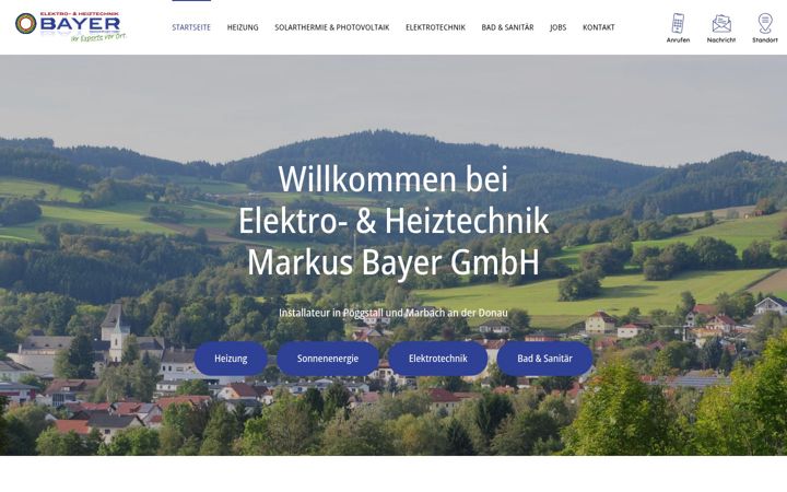 Screenshot of bayer-installationen.com