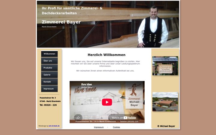 Screenshot of bayer-zimmerei.de