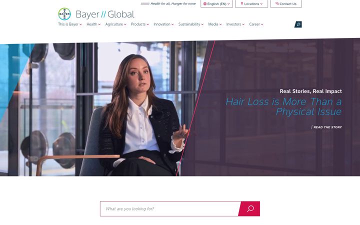 Ekrānuzņēmums no bayer.com