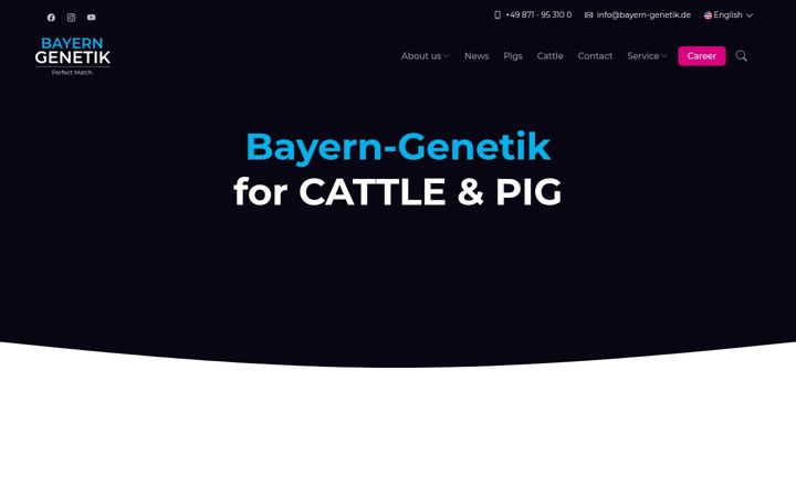 Captura de pantalla de bayern-genetik.de
