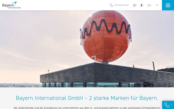 Screenshot of bayern-international.org