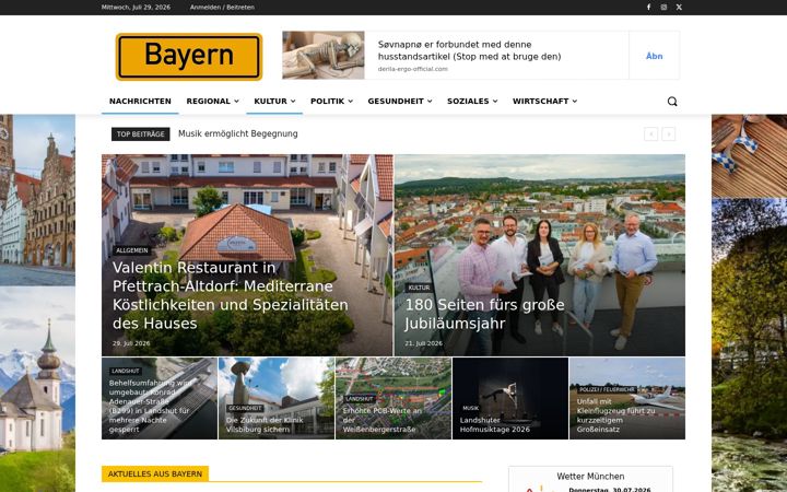 Screenshot of bayernaktuell.de