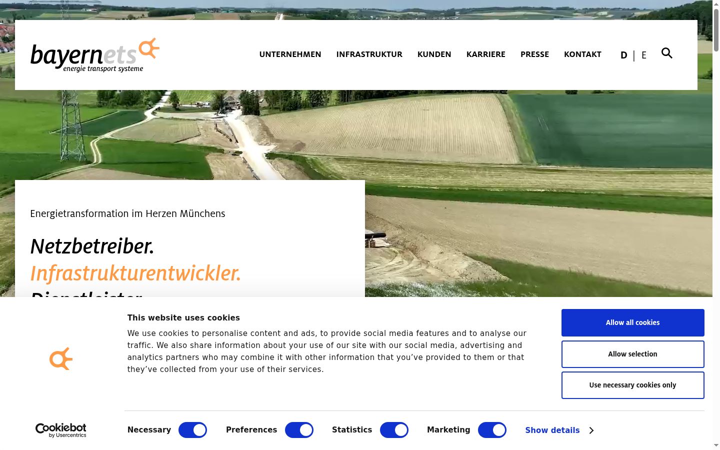 Screenshot tal-banner tal-kunsens muri qabel kwalunkwe interazzjoni