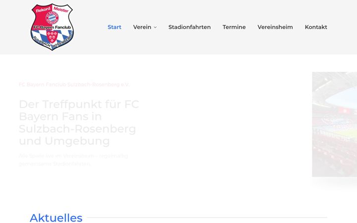 Screenshot of bayernfanclub-suro.de