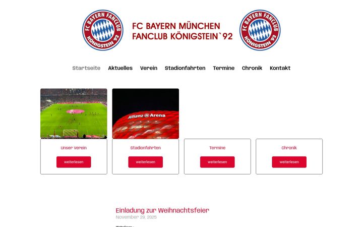 Screenshot of bayernfans-koenigstein.de