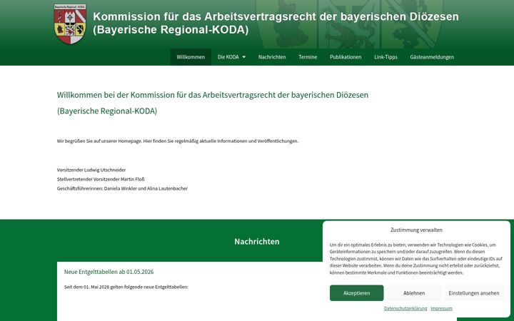 Screenshot of bayernkoda.de