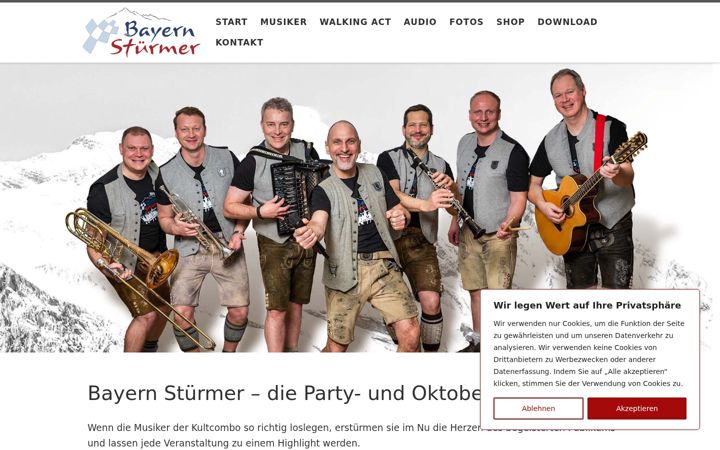 Screenshot of bayernstuermer.de