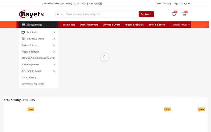 Screenshot of bayet.ug