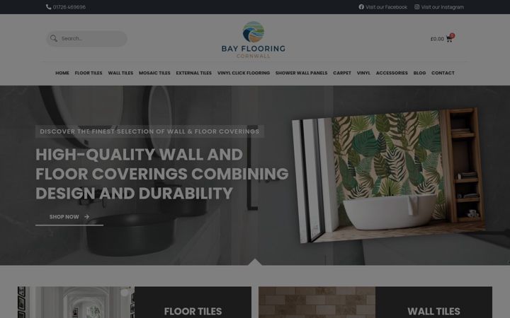 Screenshot of bayflooring.co.uk