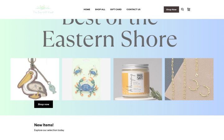 Screenshot of baygiftvault.com