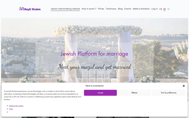 Screenshot of bayitshalem.com