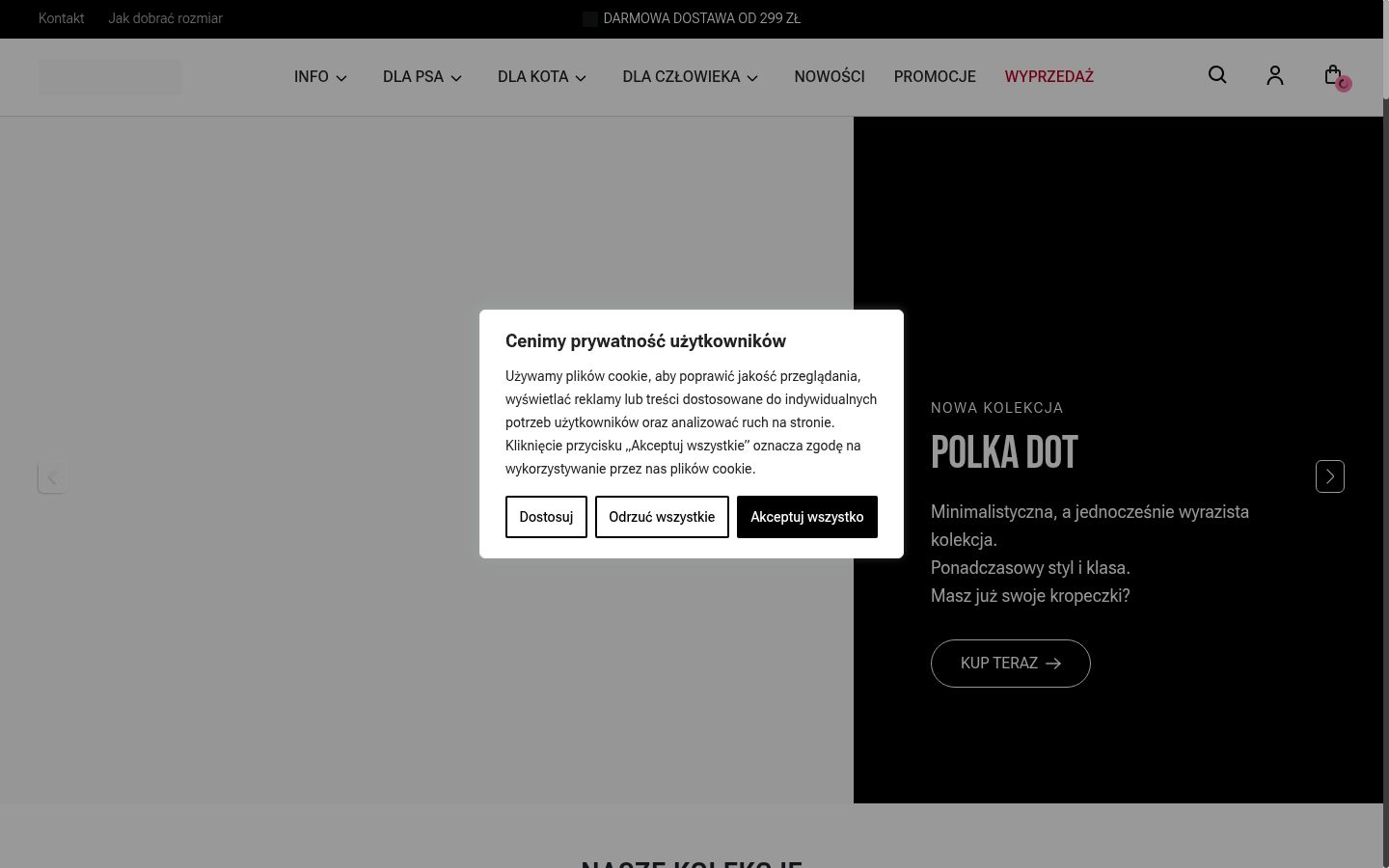 Snímek obrazovky baneru souhlasu zobrazeného před jakoukoli interakcí