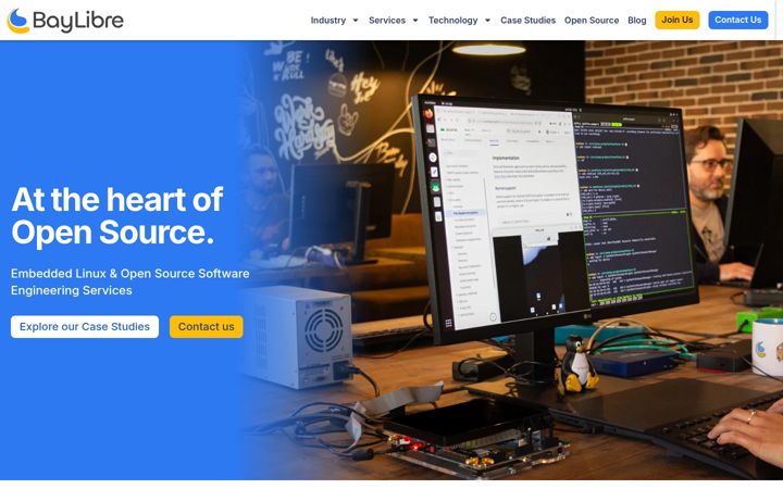 Screenshot of baylibre.com