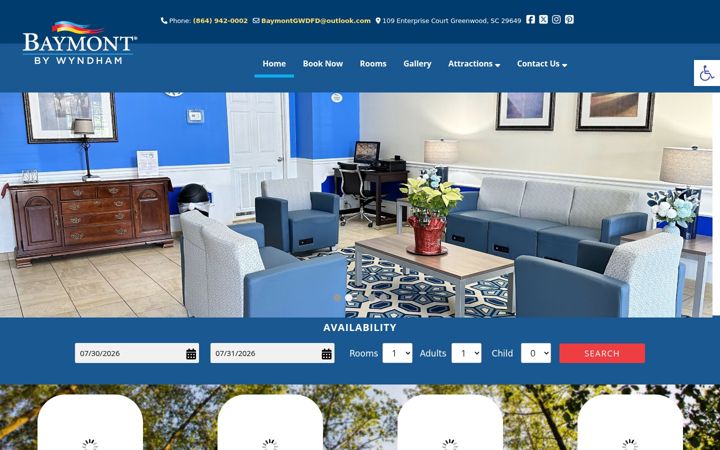 Screenshot of baymontgwd.com