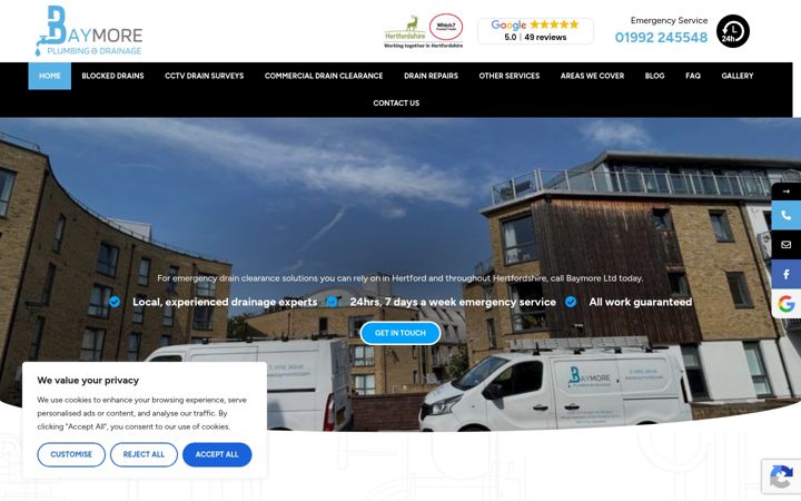Screenshot of baymoreltd.com