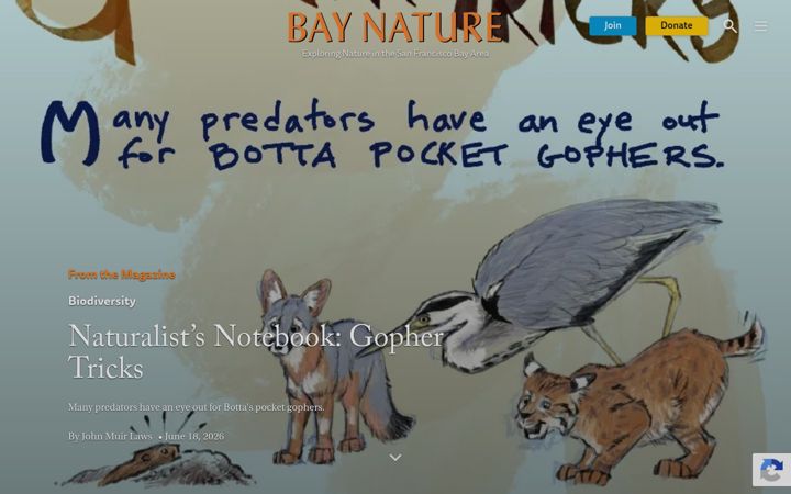 Screenshot of baynature.org