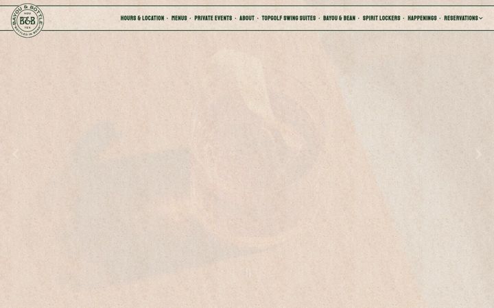 Screenshot of bayouandbottle.com