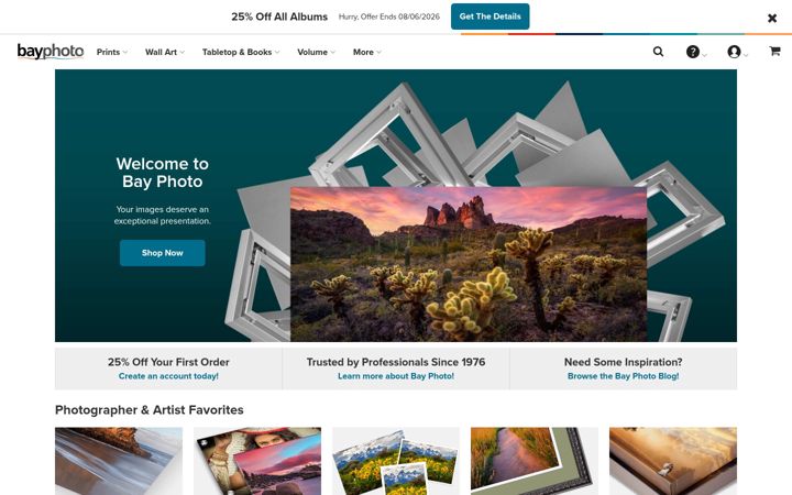 Screenshot von bayphoto.com