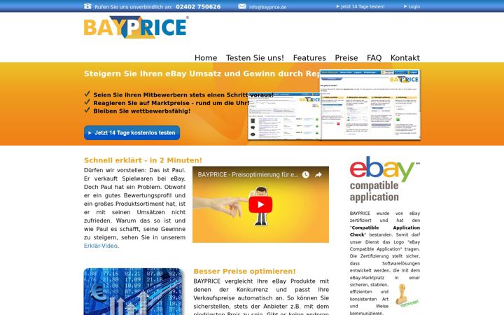 Screenshot of bayprice.de