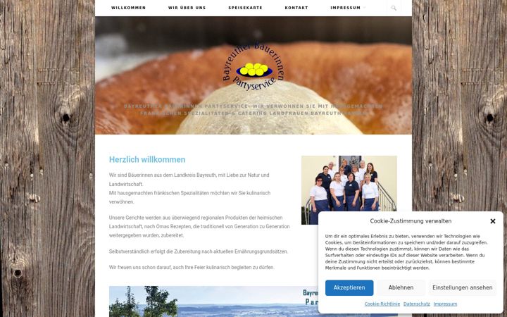 Screenshot of bayreuther-baeuerinnen-partyservice.de