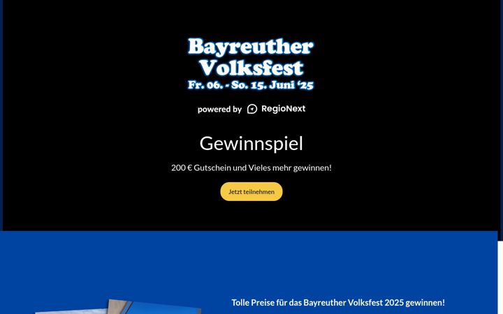 Screenshot di bayreuther-volksfest-regionext.de