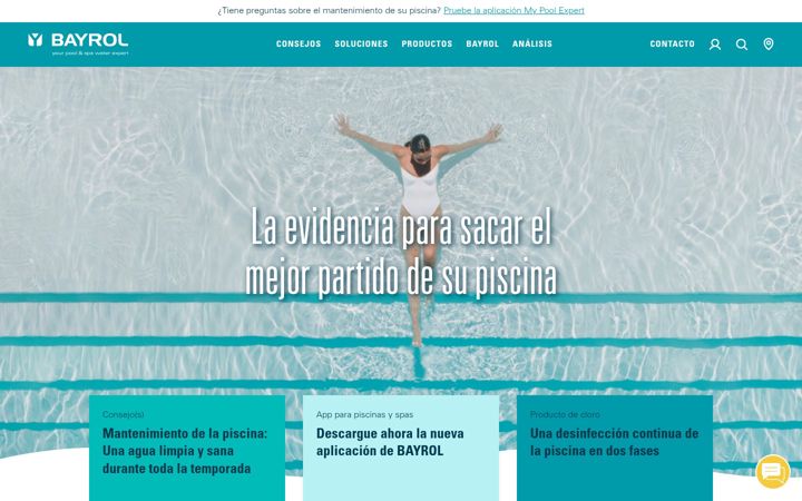 Screenshot of bayrol.es