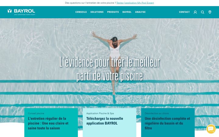 Screenshot of bayrol.fr