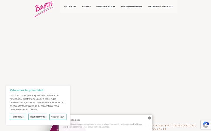 Screenshot of bayron.es