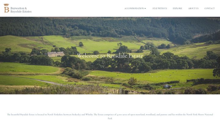 Screenshot of baysdaleabbey.co.uk