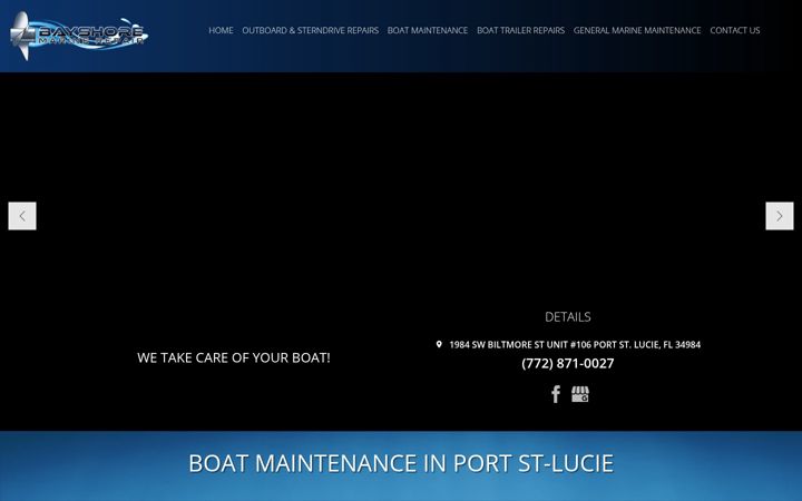 Screenshot of bayshoremarineservices.net