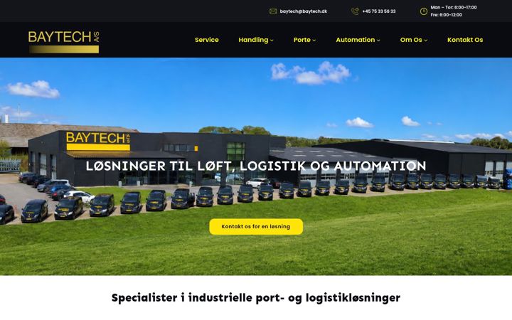 Screenshot of baytech.dk