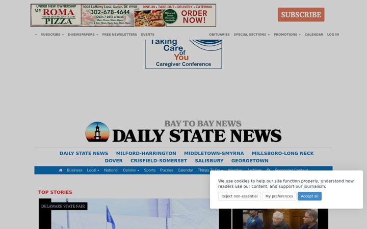 Screenshot of baytobaynews.com