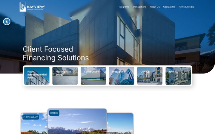 Screenshot of bayviewcommercial.com