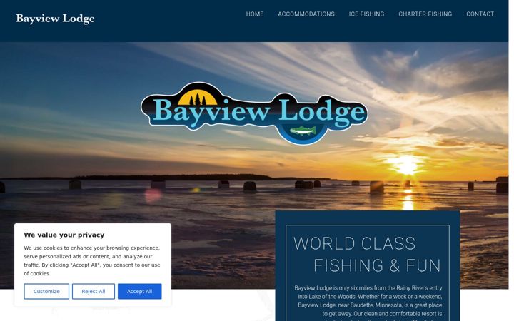 Screenshot of bayviewlakeofthewoods.com