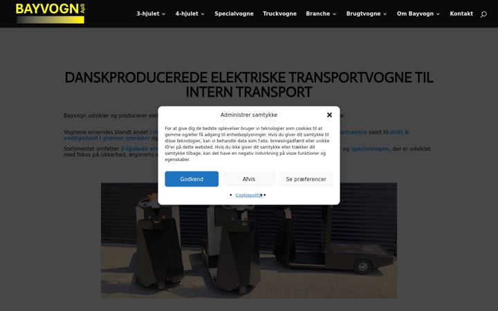 Screenshot of bayvogn.dk