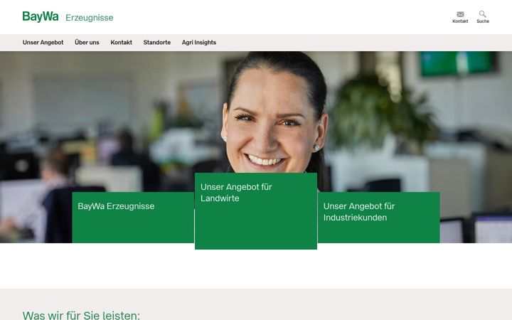 Screenshot of baywa-erzeugnisse.de