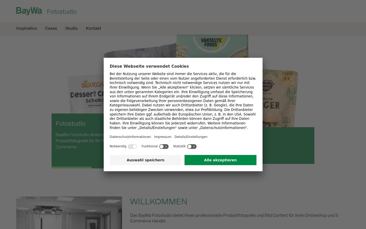 Zrzut ekranu banera zgody wyświetlanego przed jakąkolwiek interakcją