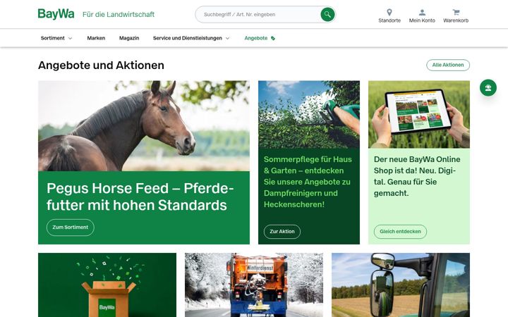 Screenshot of baywa-landwirtschaft.de