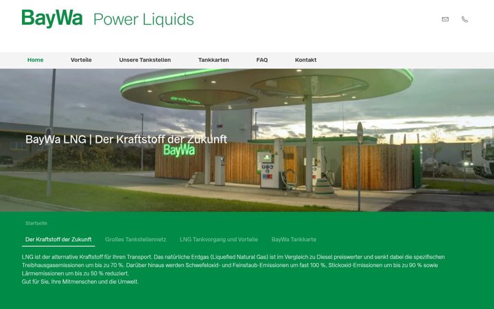 Screenshot of baywa-power-liquids.de