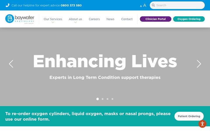 Screenshot of baywater.co.uk