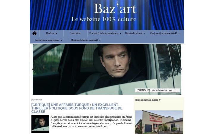 Screenshot of baz-art.org