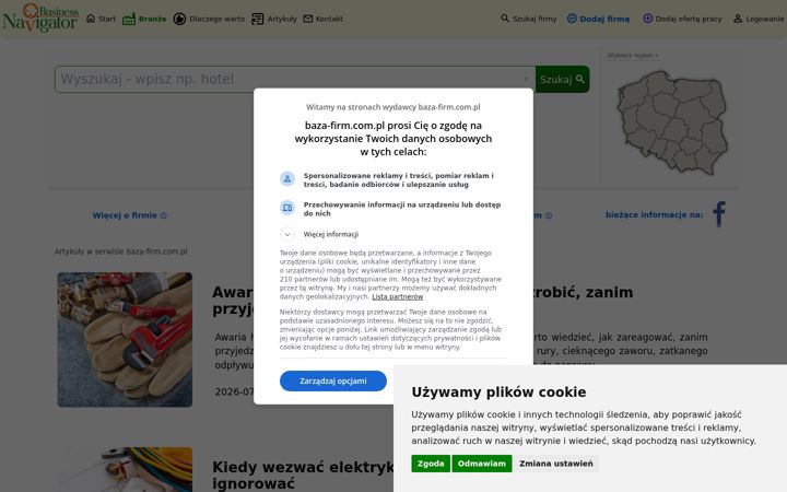 Screenshot of baza-firm.com.pl