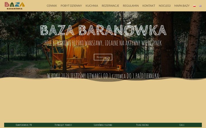Screenshot of bazabaranowka.pl