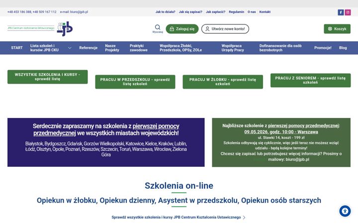 Screenshot of bazaedukacji.pl