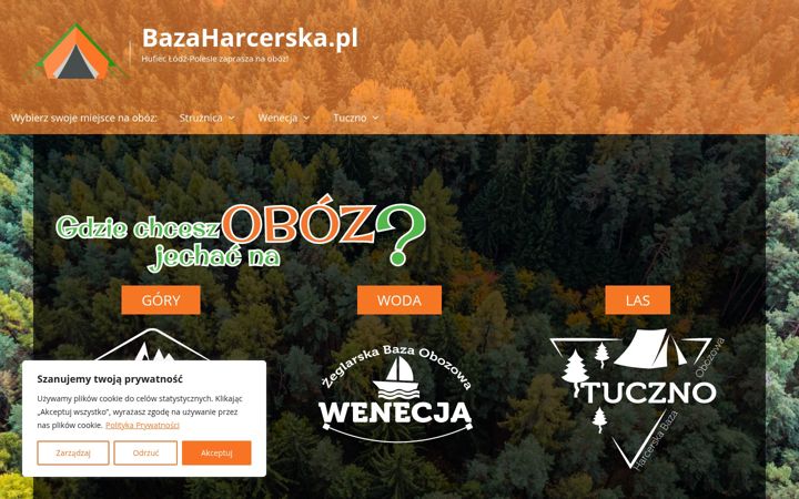Screenshot of bazaharcerska.pl