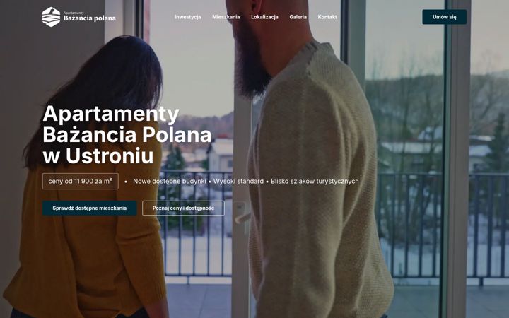 Screenshot of bazanciapolana.pl