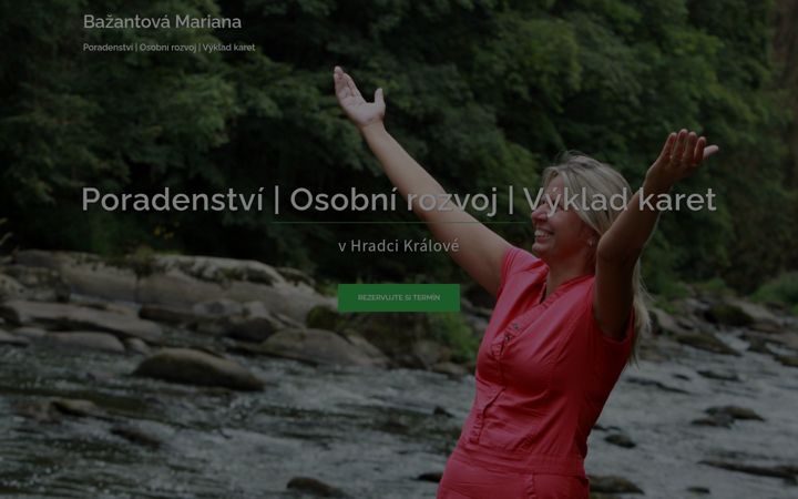 Screenshot of bazantova-mariana.cz