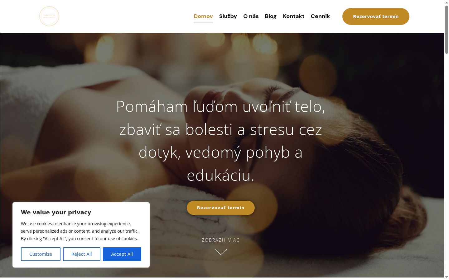 Screenshot tal-banner tal-kunsens muri qabel kwalunkwe interazzjoni