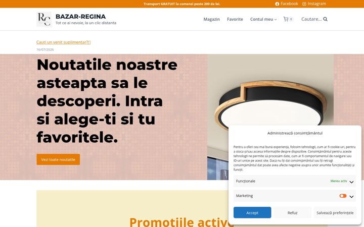 Screenshot of bazar-regina.eu